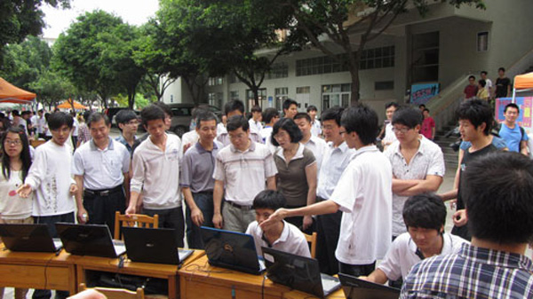 科技创新节竞赛现场 科技创新节竞赛现场