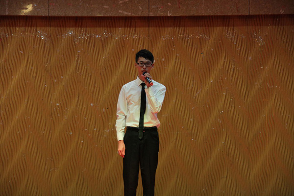 参赛选手演讲 参赛选手演讲